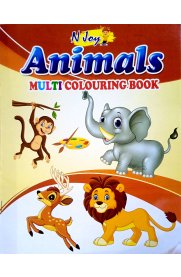 N Joy Animals Multi Colouring Book
