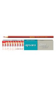 Apsara Glass Marking Pencils (Lead Colour: Red, Packing: Pack of 10)