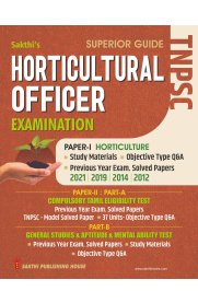 TNPSC Horticultural Officer Examination Book