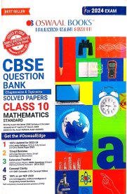 Oswaal CBSE Question Bank Class 10 Mathematics Chapterwise & Topicwise [For March 2024 Exam]