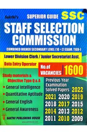 Sakthi Superior Guide SSC Staff Selection Commission Combined Higher Secondary Level [10 +2] Exam.2023