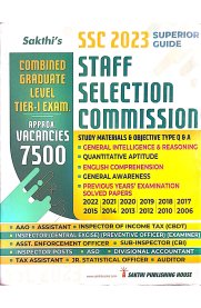 Sakthi Superior Guide SSC Staff Selection Commission Combined Graduate Level Tier-I Exam.2023