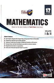 12th Full Marks Mathematics Vol-I & II Guide [Based On The New Syllabus 2023-2024]