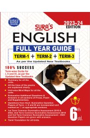 6th Sura English Full Year Guide [Based on New Syllabus 2023-2024]