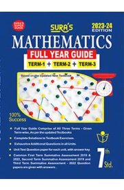 7th Sura Mathematics Full Year Guide [Based On New Syllabus 2023-2024]