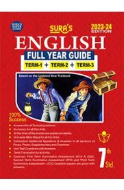 7th Sura English Full Year Guide [Based On New Syllabus 2023-2024]