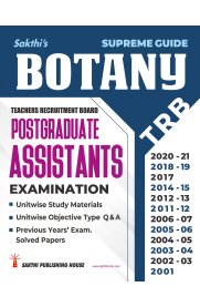 TRB PG Botany Unitwise Study Materials with Objective Type Q & A and Previous Year Exam Solved Papers (2001-2021)