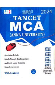 SURA`S TANCET MCA Entrance (Anna University) Exam Books 2024