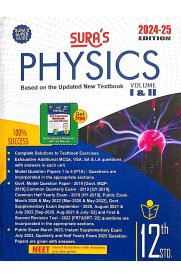 12th Sura Physics [Volume I&II] Guide [Based on New Syllabus 2024-2025]
