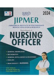 SURA`S JIPMER Nursing Officer Exam Study Material Book Guide [in English Medium 2024]