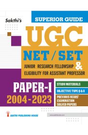 Sakthi UGC Paper I Previous Years` Solved Papers with Important Study Materials and Model Practice Test: [Junior Research Fellowship & Assistant Professor ]Eligibility Exam Preparation 2024