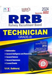SURA`S RRB Technician Grade-III Exam Book Guide in English Medium [Latest Updated Edition 2024]