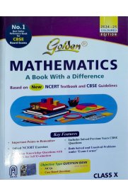 10th Golden CBSE Mathematics Guide [Based On the New Syllabus 2024-2025]