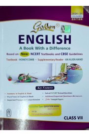7th Golden CBSE English Guide [Based On the New Syllabus 2024-2025]