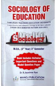 Sociology Of Education [M.Ed 2nd Year 3rd Semester]2024