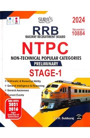 Sura RRB NTPC [Non Technical Popular Categories Stage - I] Preliminary Exam Book [2024]