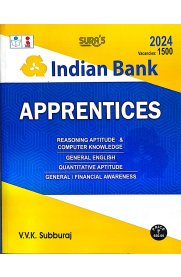 SURA`S Indian Bank Apprentices Exam Book Guide English [2024]