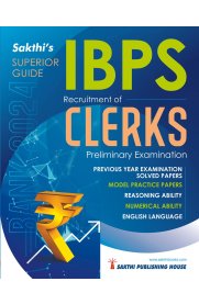 Sakthi Bank IBPS CRP Clerks Preliminary Examination Book [2024]