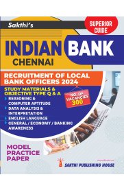 Sakthi Indian Bank Chennai Recruitment of Local Bank Officers [2024]