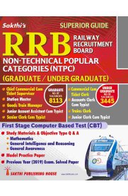 Sakthi Rrb Non Technical Popular Categories (NTPC) (Graduate / Under Graduate) Exam Book [2024]