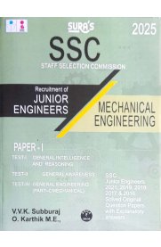 SURA'S SSC Junior Engineers Mechanical Engineering Paper 1 [Exam Book in English Medium]2025