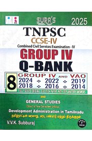 SURA`S TNPSC Group IV and VAO [Previous Year Original Question Papers with Explanatory Answers Q-Bank ]2025