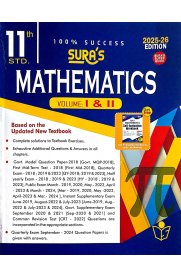 11th Sura Mathematics Guide Volume I & II [Based on the New Syllabus 2025-2026]