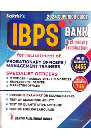 Sakthi IBPS Probationary Officers / Management Trainees & Specialist Officers [Preliminary Examination Book 2024 ]