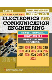 Sakthi CEETA-PG Electronics And Communication Engineering [Study Materials & Previous Years Solved Papers]2023