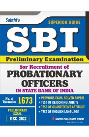 Sakthi SBI Probationary Officers [Preliminary Examination Book]