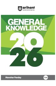 Arihant General Knowledge 2026 [ All Competitive Exams like SSC, UPSC, SPSC, Railway Exam, Bank Exam]2026