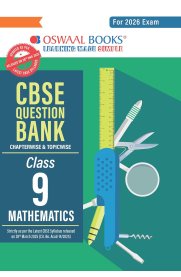 9th Oswaal CBSE Mathematics Question Bank [Based On the New Syllabus 2025-2026]