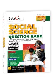 Educart 10th CBSE Social Science Question Bank [Based On New Syllabus ]2025-2026