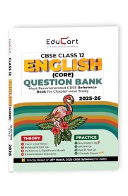 Educart 12th CBSE English Core Question Bank [Based On New Syllabus ]2025-2026