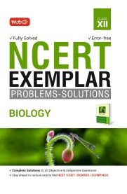 MTG NCERT 12th Biology Exemplar Problem Solutions [Complete Solution to all Objective & Subjective Questions ]2025-2026