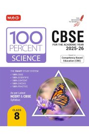 MTG CBSE 8th 100 Percent Science Book [ Based on Latest NCERT & CBSE Syllabus ]2025-2026