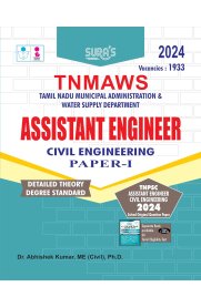 SURA` TNMAWS Assistant Engineer Civil Engineering Paper [Detailed Theory (Degree Std) Exam Book ]2025