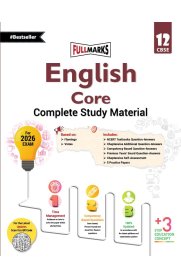12th Full Marks CBSE English Core Guide [Based On the New Syllabus]2025-2026