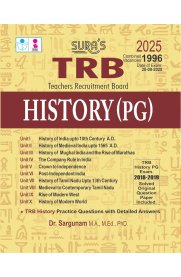 Sura TRB History (PG) Exam Book Guide [Teachers Recruitment Board]2025