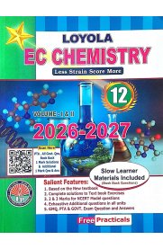 12th EC Chemistry Volume-I&II Guide [Based On the New Syllabus] 2026-2027