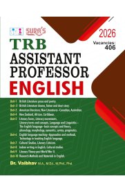 Sura TRB English Assistant Professor Exam Book Guide [Latest Updated Edition 2026]