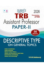 Sura TRB Assistant Professor Paper - II [Descriptive Type on General Topics Exam Guide] 2026