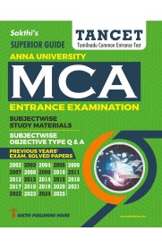 Sakthi Tancet MCA Entrance Examination [Superior Guide]2026
