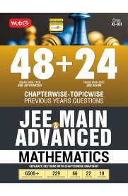 MTG 48 + 24 Years JEE Main (2025-2002) and JEE Advanced (2025-1978) Chapter-wise Topic-wise [Previous Years Solved Papers Mathematics Book ]2026
