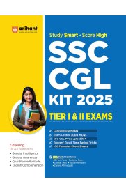 Arihant SSC CGL Preparation Kit 2025 | Complete Study Material for Tier 1 and Tier 2 Exams [3000+ Practice MCQs, SSC CGL Previous Year Questions ]