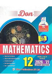 12th Don Mathematics [Vol-I&II] Guide [Based On the New Syllabus ]2026-2027