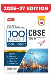 MTG CBSE 10th 100 Percent Social Science [NCERT & CBSE  NCERT Textbooks Syllabus | Theory, Concept Map, MCQs ] 2026-2027