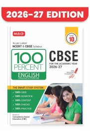 MTG CBSE 10th 100 Percent English [NCERT & CBSE NCERT Textbooks Syllabus | Theory, Concept Map, MCQs ] 2026-2027