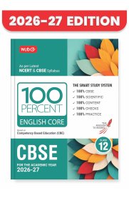 MTG CBSE 12th 100 Percent English Core Board Exam [NCERT & CBSE Syllabus Chapter-Wise Question Bank]2026-2027