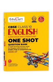 Educart 10th CBSE One-shot English 10 Question Bank [Based On New Syllabus] 2026-2027